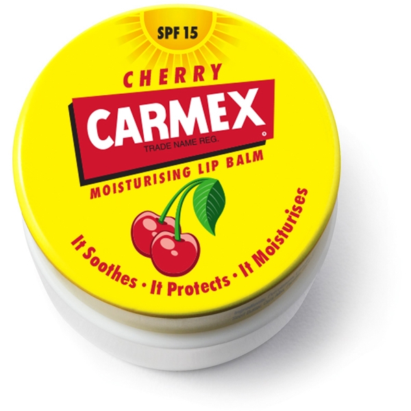 Carmex Cherry Lip Balm Jar Spf 15 (Picture 3 of 3)