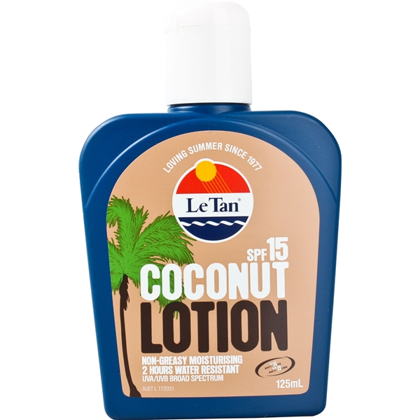 Le Tan Coconut Lotion SPF 15
