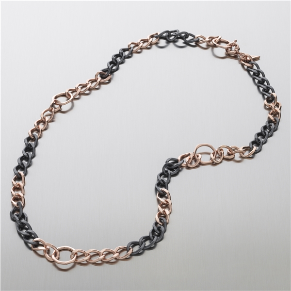 Noatun Rosegold/Hematite Long Necklace
