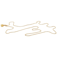 Long Keychain Mini Necklace - Gold Plated