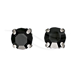 Silver Plated Square Stud Earrings