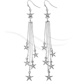 Winter Party Star Earrings