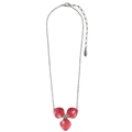 Florette Coral Single Flower Necklace