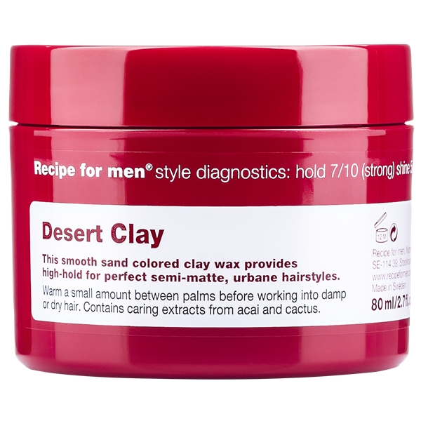Recipe For Men Desert Clay Wax