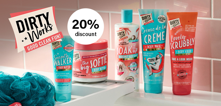 Dirty Works - 20% discount
