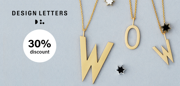 Design Letters Jewellery - 30% discount