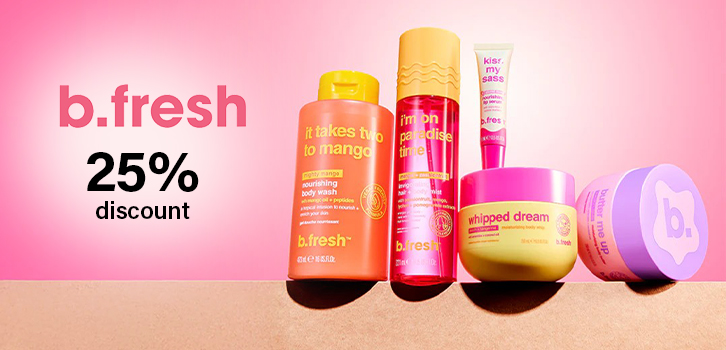 b.fresh - 25% discount