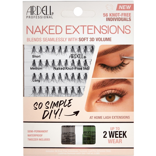 Ardell Naked Extensions Lashes Individuals Set (Picture 1 of 3)
