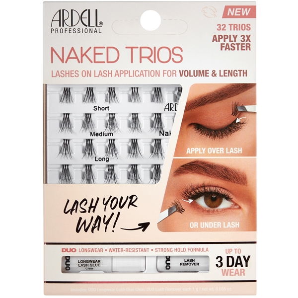 Ardell Naked Trios Lashes Kit (Picture 1 of 3)