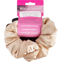 Brushworks Large Classic Cloud Scrunchies 3 each/packet