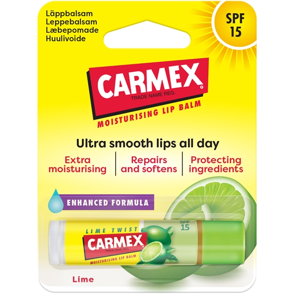 Carmex Lip Balm Lime Twist Stick SPF15 (Picture 1 of 3)