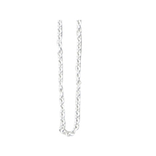 Design Letters Necklace Chain 45 cm Silver