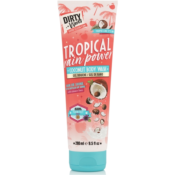 Dirty Works Tropical Rain Power Coconut Wash