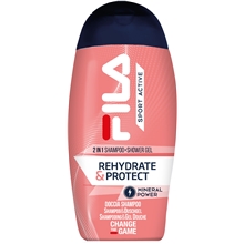 FILA Rehydrate & Protect 2in1 Shampoo & Shower Gel