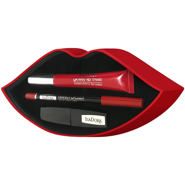 IsaDora Red Lips Gift Set (Picture 2 of 2)