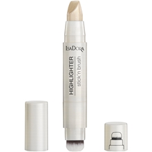 3.6 gram - No. 021 Sparkling Beige - IsaDora Highlighter Stick'n Brush