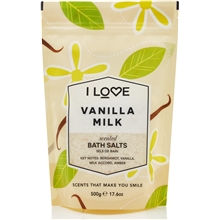 500 gram - Vanilla Milk Scented Bath Salts