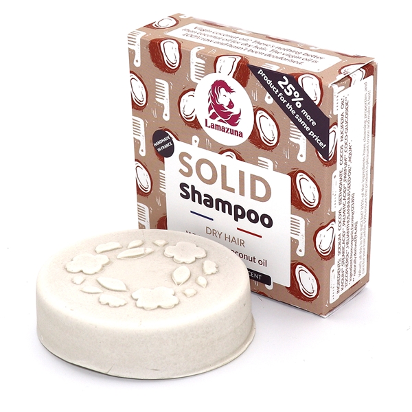 Lamazuna Solid Shampoo Dry Hair w Coconut Oil (Picture 2 of 3)