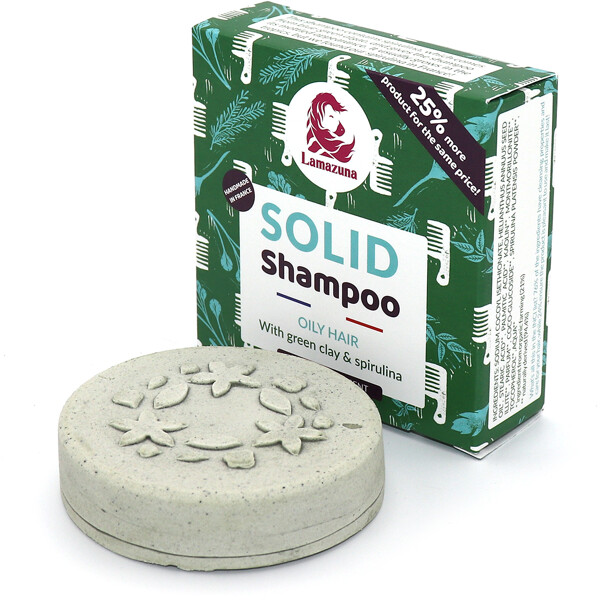 Lamazuna Solid Shampoo Oily Hair w Green Clay (Picture 2 of 3)