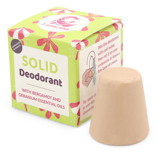 Lamazuna Solid Deodorant w Bergamot & Geranium (Picture 1 of 2)