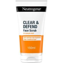 Clear & Defend 2% Salicylic Acid Face Scrub