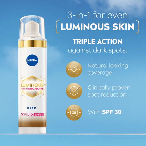 Nivea Luminous630 Anti Dark Spot CC Fluid (Picture 2 of 3)