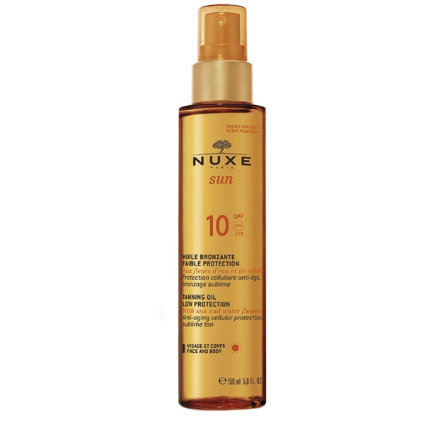 Nuxe SUN Tanning Oil for Face and Body SPF 10 (Picture 1 of 2)
