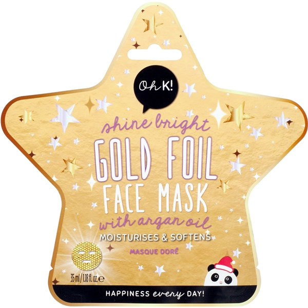 Oh K! Let it Shine Gold Mask (Picture 1 of 3)