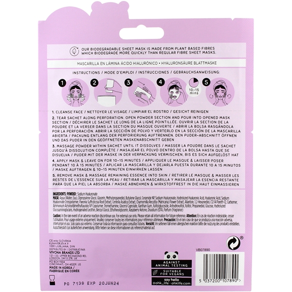 Oh K! Hyaluronic 2 Step Serum Mask (Picture 4 of 4)