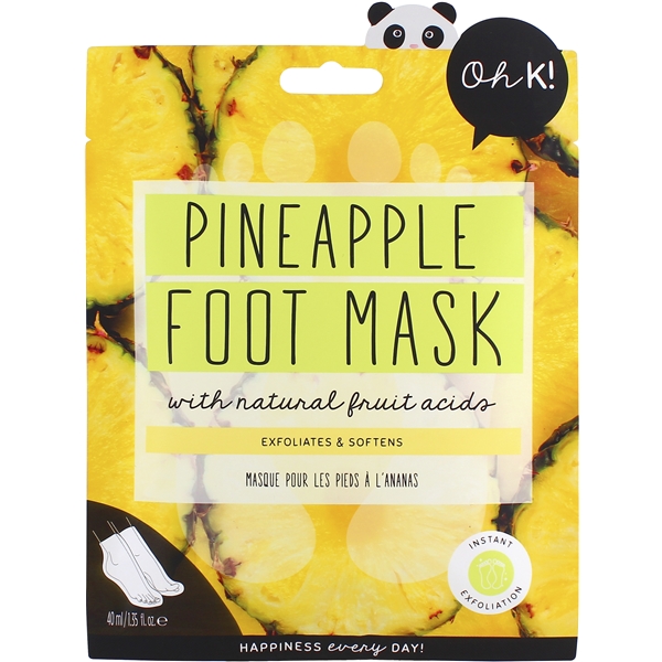 Oh K! Pineapple Exfoliating Foot Mask (Picture 1 of 2)