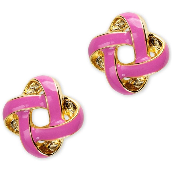 88095-01 BLUSH Love Knot Earring (Picture 1 of 3)
