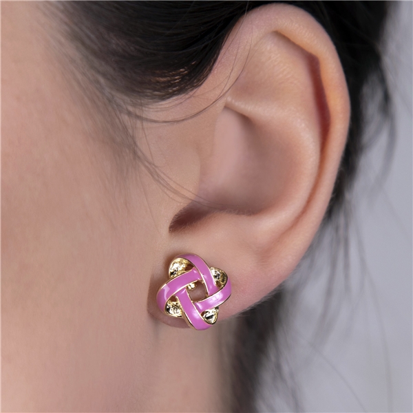 88095-01 BLUSH Love Knot Earring (Picture 3 of 3)