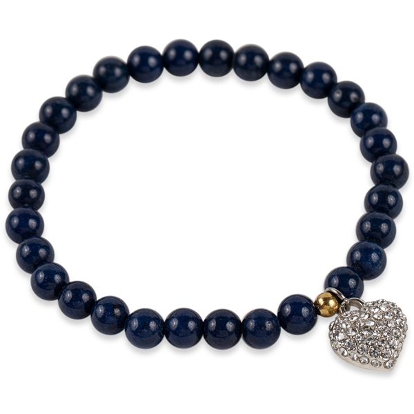 94954-06 PEARLS FOR GIRLS Blue Jade Bracelet (Picture 1 of 2)