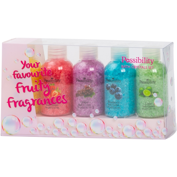 Possibility Fruity Fragrances Bath Crystals Set