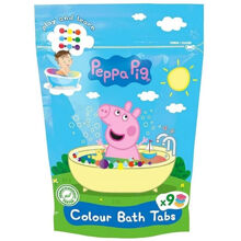 Peppa Pig Colour Bath Tabs 9 each/packet