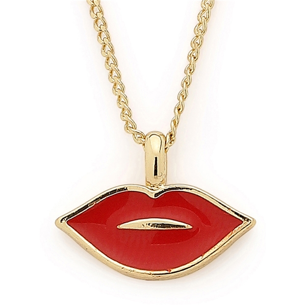 Thrill Necklace Hot Lips (Picture 1 of 2)