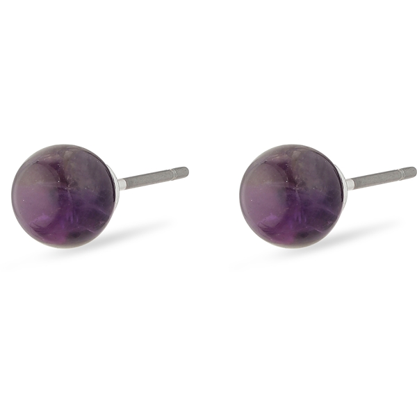 Goldie Earrings Purple (Picture 1 of 2)