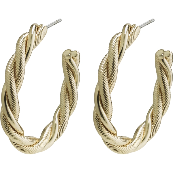 26202-2063 Baya Twisted Creole Earrings (Picture 1 of 2)