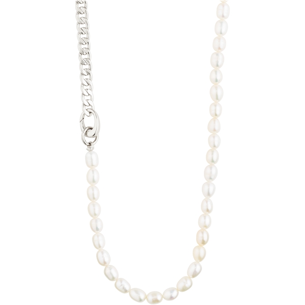 13214-6021 Precious Curb Chain & Pearl Necklace (Picture 1 of 4)