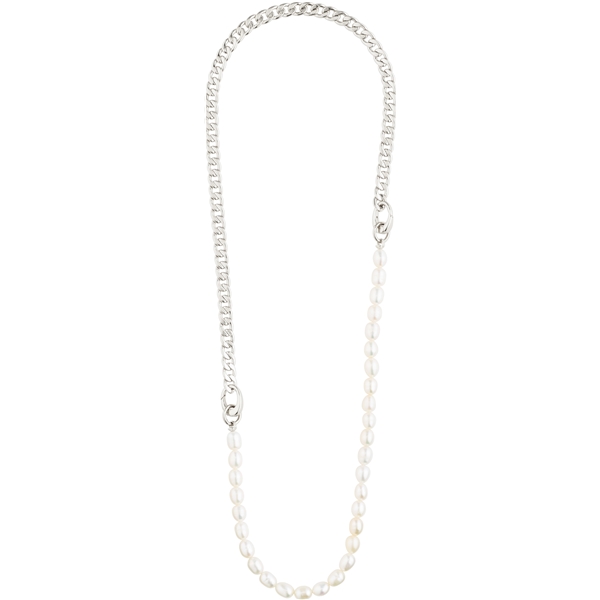 13214-6021 Precious Curb Chain & Pearl Necklace (Picture 2 of 4)