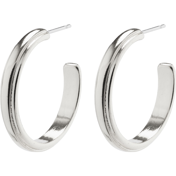 14221-6003 THANKFUL Medium Hoop Earrings (Picture 1 of 2)