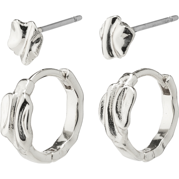 14223-6023 PEACE Huggie Hoops & Earstuds Set (Picture 1 of 3)