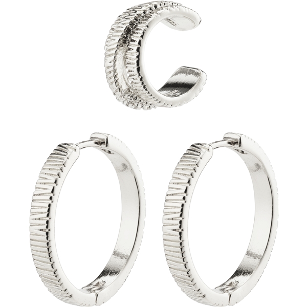 13232-6013 CARE Semi Hoop & Cuff Earrings (Picture 1 of 3)