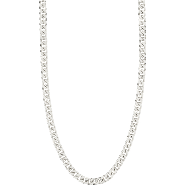 11233-6011 HEAT Chain Silver Necklace (Picture 1 of 10)