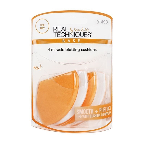 Real Techniques 4 Miracle Blotting Cushions (Picture 1 of 3)