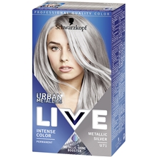 1 set - No. 071 Metallic Silver - Live Intense Color Urban Metallics