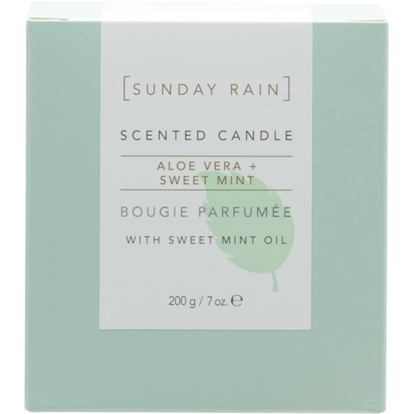 Sunday Rain Aloe & Sweet Mint Candle (Picture 4 of 5)