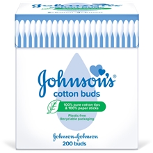 200 each/packet - Johnson's Cotton Buds