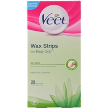 Veet Ready To Use Wax Strips - Dry Skin