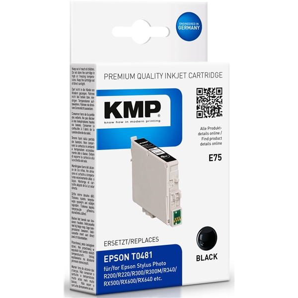 KMP E75 - Epson T0481 Black